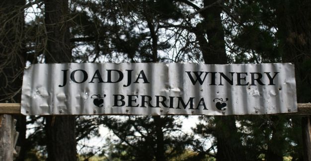 Joadja Winery sign
