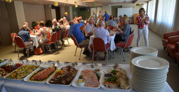 The delicious 2016 Christmas buffet lunch at the Yowani Country Club