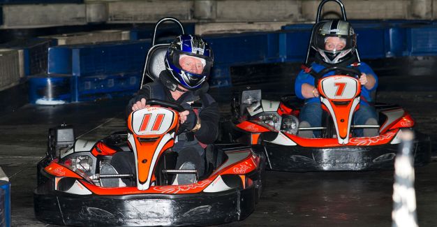 Hunter Chapter challenging at Xtreme Go Karts
