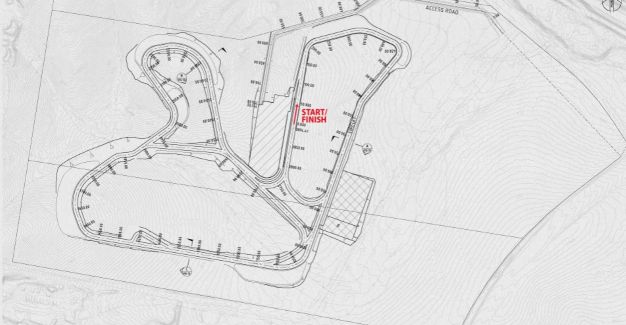 Map of proposed Ringwood Raceway