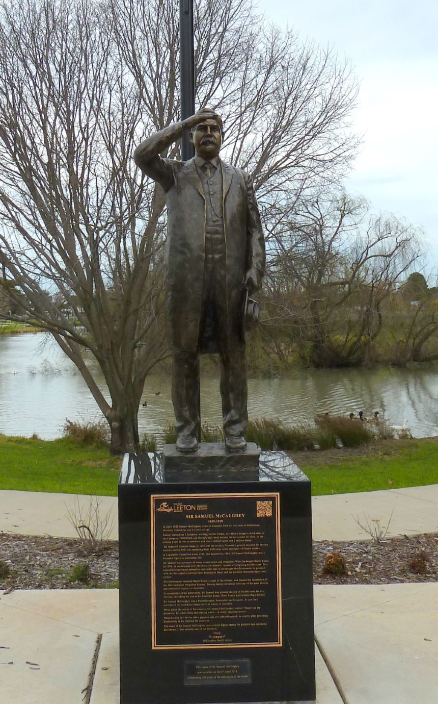 Sir Samuel McCaughey Memorial, Yanco