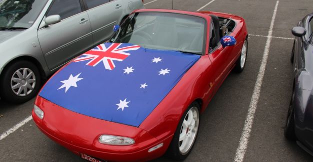 Adam Hughes' NA decorated for Australia Day 2015