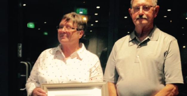 Life Members - Pam and Ray Estreich. Awarded at the 2016 AGM on 21 October 2016.