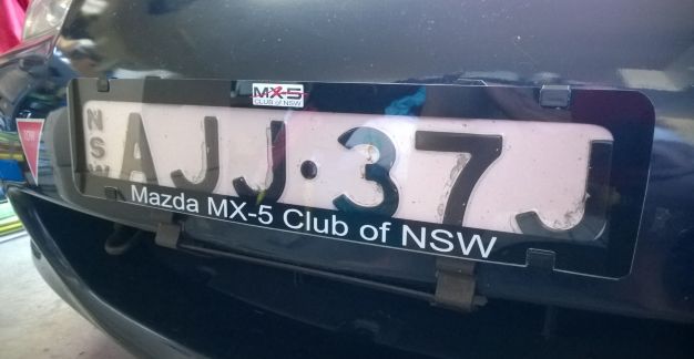 Number Plate Cover 1